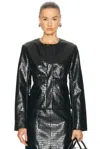 L'academie By Marianna Alisson Jacket In Black