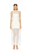 L'academie By Marianna Amiens Maxi Dress In Ivory