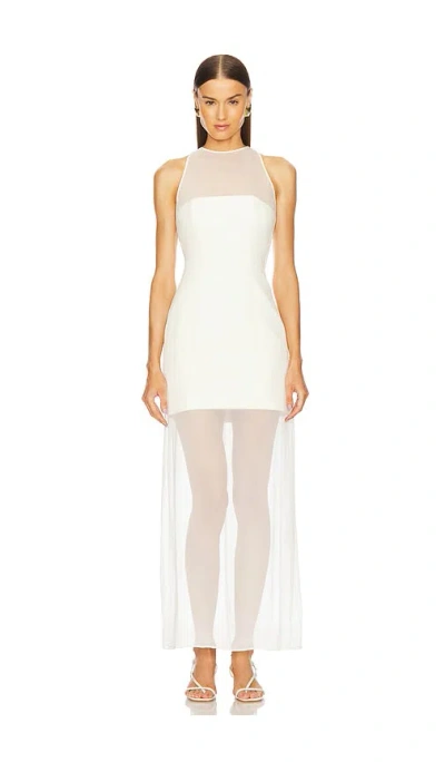 L'academie By Marianna Amiens Maxi Dress In Ivory