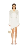 L'academie By Marianna Aurelie Mini Dress In Ivory