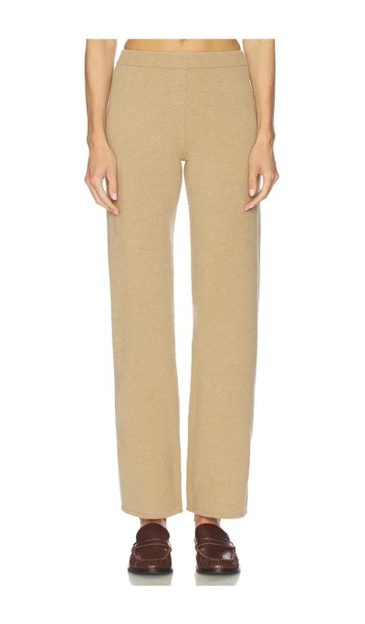 L'academie By Marianna Berke Knit Pant In Brown