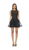 L'academie By Marianna Blaire Mini Dress In Black