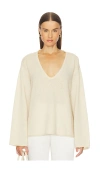 L'academie By Marianna Brenne Neck Sweater In Brown