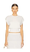 L'academie By Marianna Cheryl Breezy Top In White