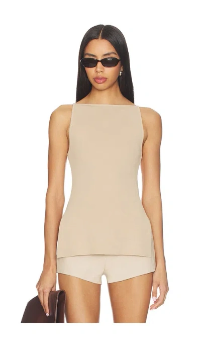 L'academie By Marianna Cinzia Top In Neutral