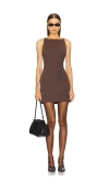 L'academie By Marianna Cyra Mini Dress In Chocolate