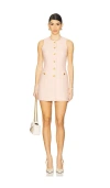 L'academie By Marianna Dapheen Mini Dress In 淡粉色