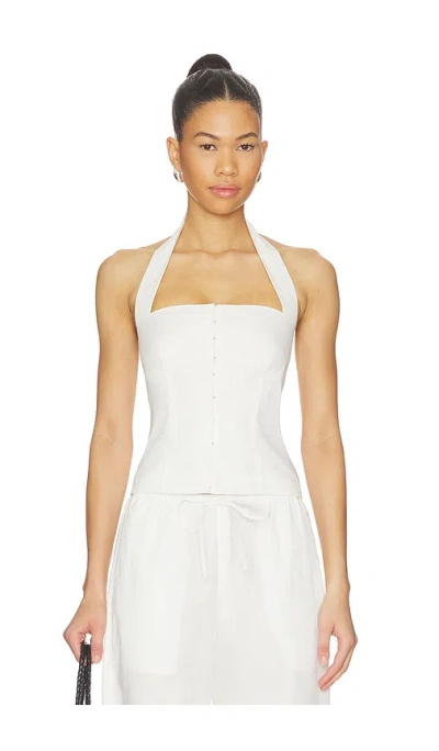 L'academie By Marianna Dasha Top In White