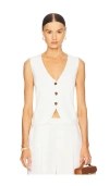 L'academie By Marianna Donellen Knit Vest In White