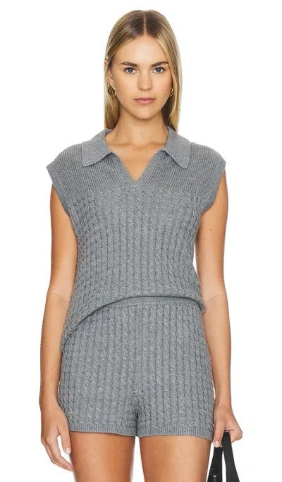 L'academie By Marianna Eliana Vest In Grey