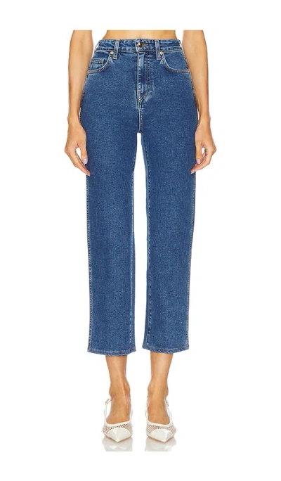 L'academie By Marianna Elodie High Rise Crop In Blue