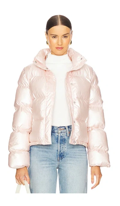L'academie By Marianna Emilion Puffer Jacket In 핑크