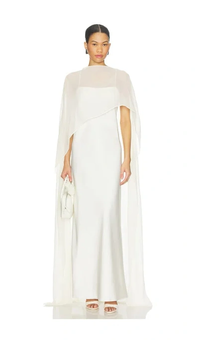 L'academie By Marianna Evolet Gown In White