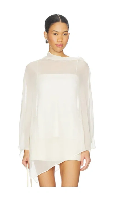 L'academie By Marianna Evolet Top In White