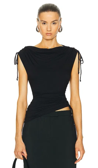 L'academie By Marianna Greava Top In Black
