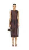 L'academie By Marianna Hadley Midi Dress In Brown
