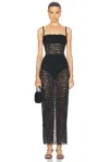 L'academie By Marianna Hollis Maxi Dress In Black