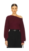 L'academie By Marianna Indre Sweater In Burgundy