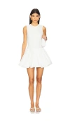 L'academie By Marianna Kara Mini Dress In 白色