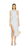 L'academie By Marianna Kirina Midi Dress In Blue