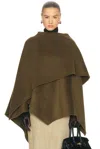 L'academie By Marianna Kye Wool Cape In Green
