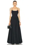 L'academie By Marianna Laure Maxi Dress In Black