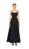 L'academie By Marianna Laure Maxi Dress In Black