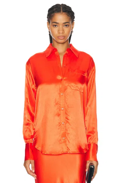 L'academie By Marianna Lenae Shirt In Red Orange