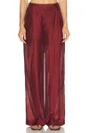 L'academie By Marianna Liya Pant In Burgundy