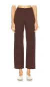 L'academie By Marianna Maradona Knit Pant In Brown
