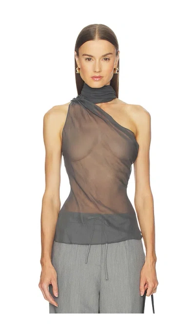 L'academie By Marianna Mei Top In Gray