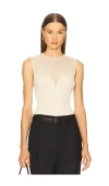 L'academie By Marianna Minette Tank In Nude