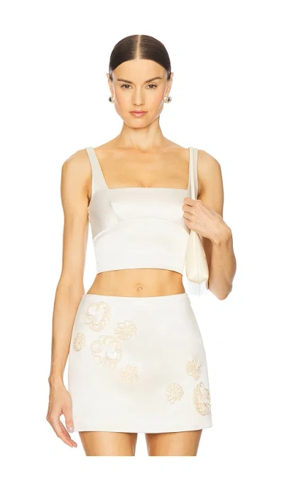 L'academie By Marianna Ori Top In Beige