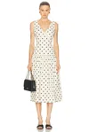 L'academie By Marianna Polina Midi Dress In White