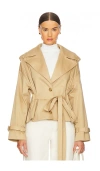 L'academie By Marianna Provins Jacket In Æ£•é»„è‰²