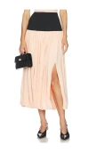 L'academie By Marianna Reba Midi Skirt In Orange