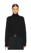 Shop L'academie By Marianna Ronny Turtleneck Sweater In Black