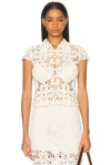 L'academie By Marianna Shay Top In Beige