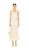 L'academie By Marianna Soleil Maxi Dress In 米色