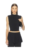 L'academie By Marianna Teshi Top In Black