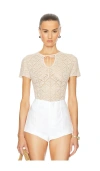 L'academie By Marianna Tillie Top In Beige
