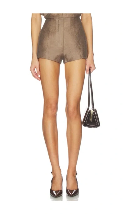 L'academie By Marianna Umi Short In Brown