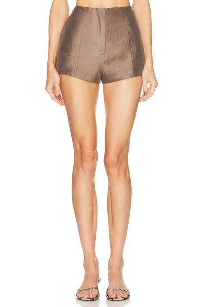 L'academie Umi Short In Brown