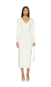 L'academie By Marianna Yaslin Midi Dress In White