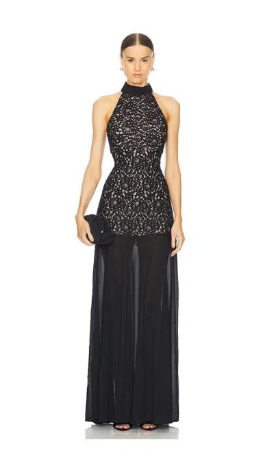 L'academie By Marianna Zelie Gown In 黑色