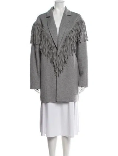 Pre-owned L'academie Coat In Grey