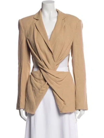 Pre-owned L'academie Coat In Neutral
