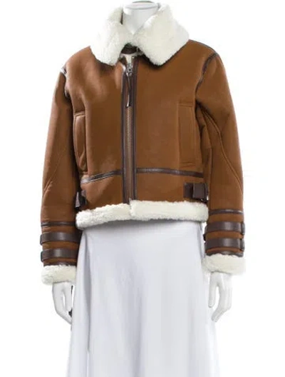 Pre-owned L'academie Coat W/ Tags In Brown