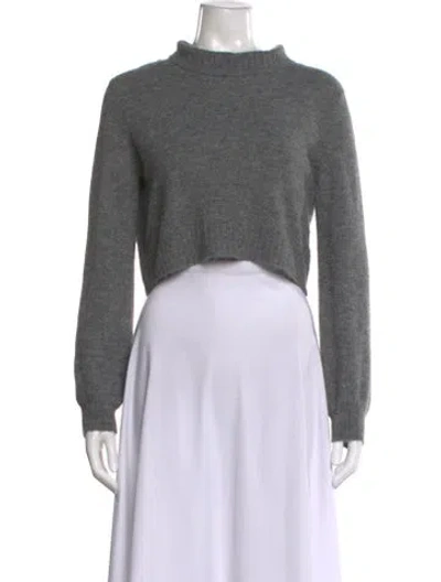 Pre-owned L'academie Crew Neck Sweater In Gray
