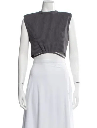 Pre-owned L'academie Crew Neck Sweater In Grey